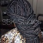 Traditional Box Braids Swing Effect/ Bohemian Traditional Size Box Braids (Medium, Hair Included)