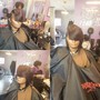 Cut style and sew wig install