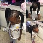 Kids Knotless Braids (Med)