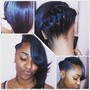 Cut and style /natural hair