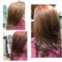 Root Color Touch Up, Flat Iron