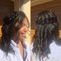 Updo with extensions/hair added