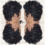 Silk Press(medium length) natural hair