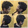 Invisible ponytail NATURAL hair