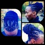 Mohawk or top locs only