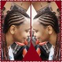 Braids without hair added