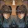 Box Braids (Undercut/Sides shaved) SMALL