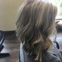 Highlight / base color & hair cut