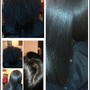 Shampoo and Style (med - long Relaxed Hair)