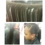 Relaxer on back and side