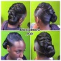 Updo/ ponytail