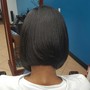 Relaxer on sides/ back