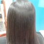 Bonding Hair Extensions with customized highlights