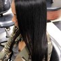 Full head extensions with closure