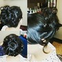 UPDO in salon short