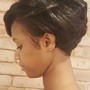 SHORT CUT WASH AND STYLE