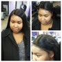 full head sew in with lace closure