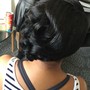 Wash/set or Wash/curl(short cut)