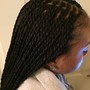 Micro or small Cornrows, natural hair only