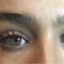 Eyebrow lamination with tint and shape