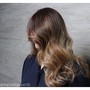 Balayage Hand painting placement