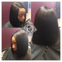 Silk Press , flat iron and style (RETURNING)