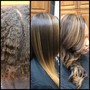 Relaxed hair and Demi color