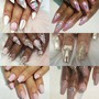 Acrylics full set (short &medium)