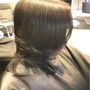 Silk Press Updo