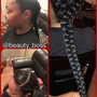 Braided updo 7-10 braids