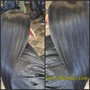 Silk Press Straight+Deep Condition+Trim