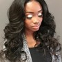 Leave-out  Sew In((previously used black label hair))