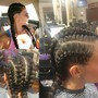 Large Ponytail Braids