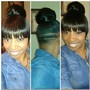 Rod Set/Relaxed hair