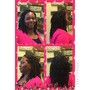 Med Bohemian Knotless Braids mid back