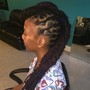 Large Knotless Braids