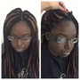 Guys Box Braids just the top (no added hair)