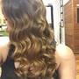 Shampoo/blow dry w/chemical Service