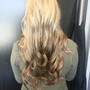 Shampoo/blow dry w/chemical Service