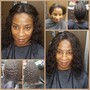 1 on 1 Silk Press Flat Iron Lesson