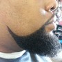 Men's beard lining  with out enhancements