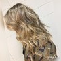 Partial highlights•toner•gloss