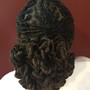 Loc maintenance w/Bantu knots