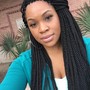 French braids box braids small/medium