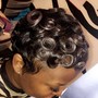 Roller Set (Relaxed Hair)