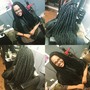 Medium Boho Box Braids (box braids w/ curly hair added)