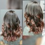 Color Root Touch Up + Style