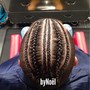 Braided Ponytail - Medium Braids