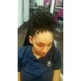 Flat Twists with added hair