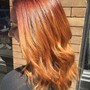 Vivid color ( unnatural hair colors)